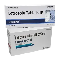 Фото Летрозол (Letrakast :: Lerozot) 2,5мг таблетки покрытые пленочной оболочкой 50 шт